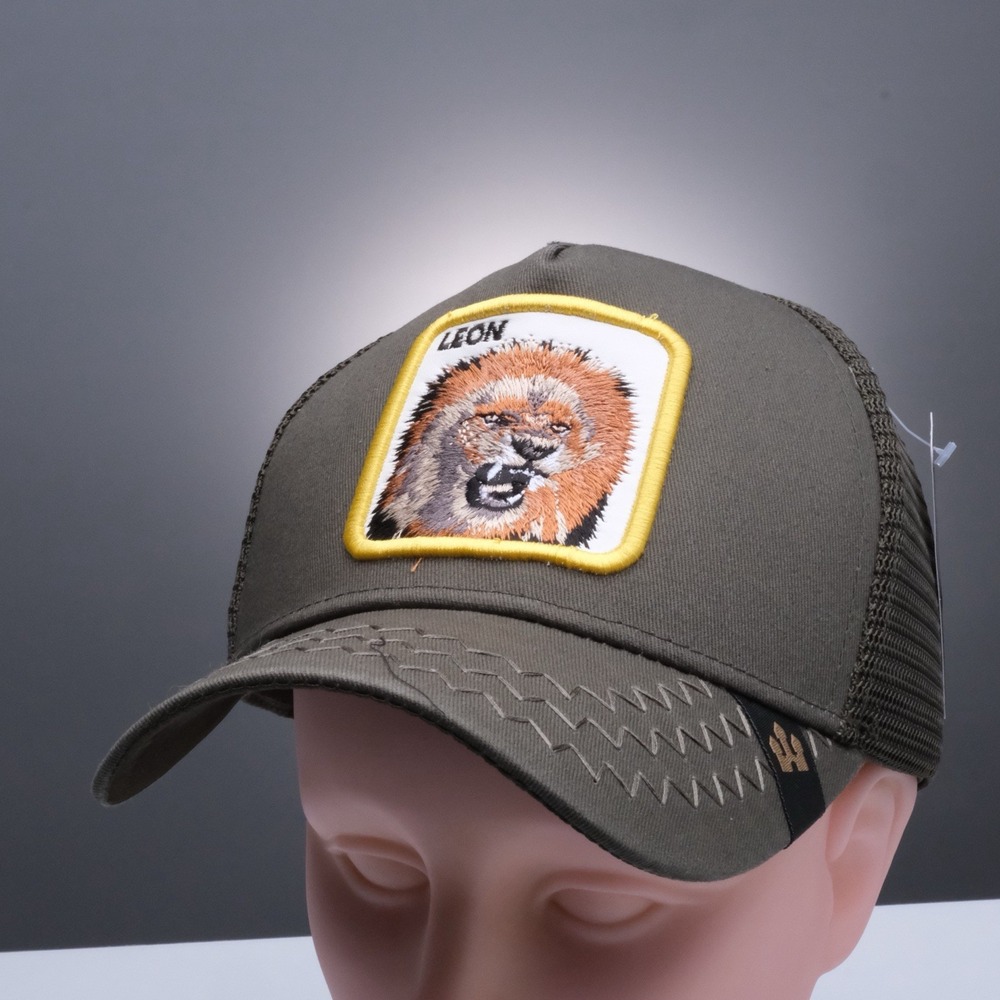 Lion Trucker Hat Lion Patch, Leon Baseball Cap, Gorra